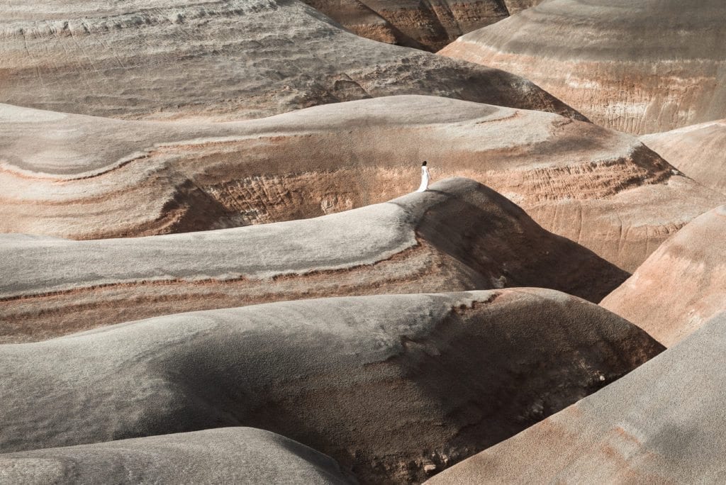 Impermanence -- Impermanent Beauty in an Impermanent Landscape. Desert nudes by Dylan H. Brown. Model: Kate Alderson