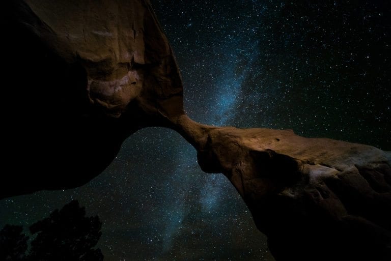 Devils Garden with the Milky Way in the Grand Staircase Escalante National Monument