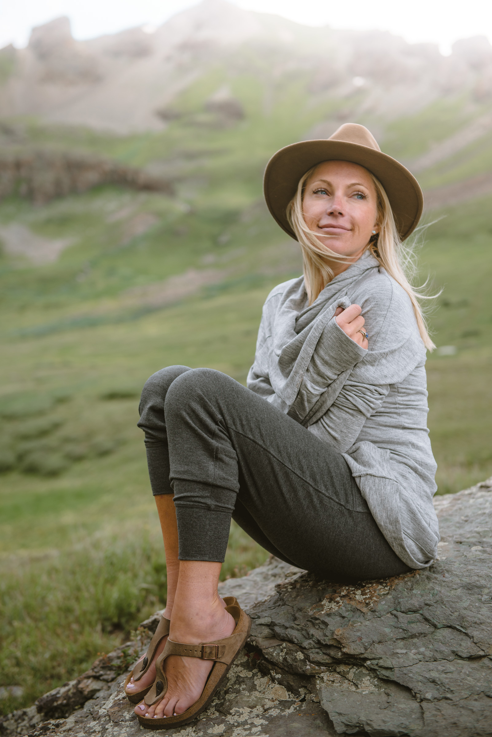 Athleta as an outdoor layer, shot by lifestyle photographer Dylan H. Brown