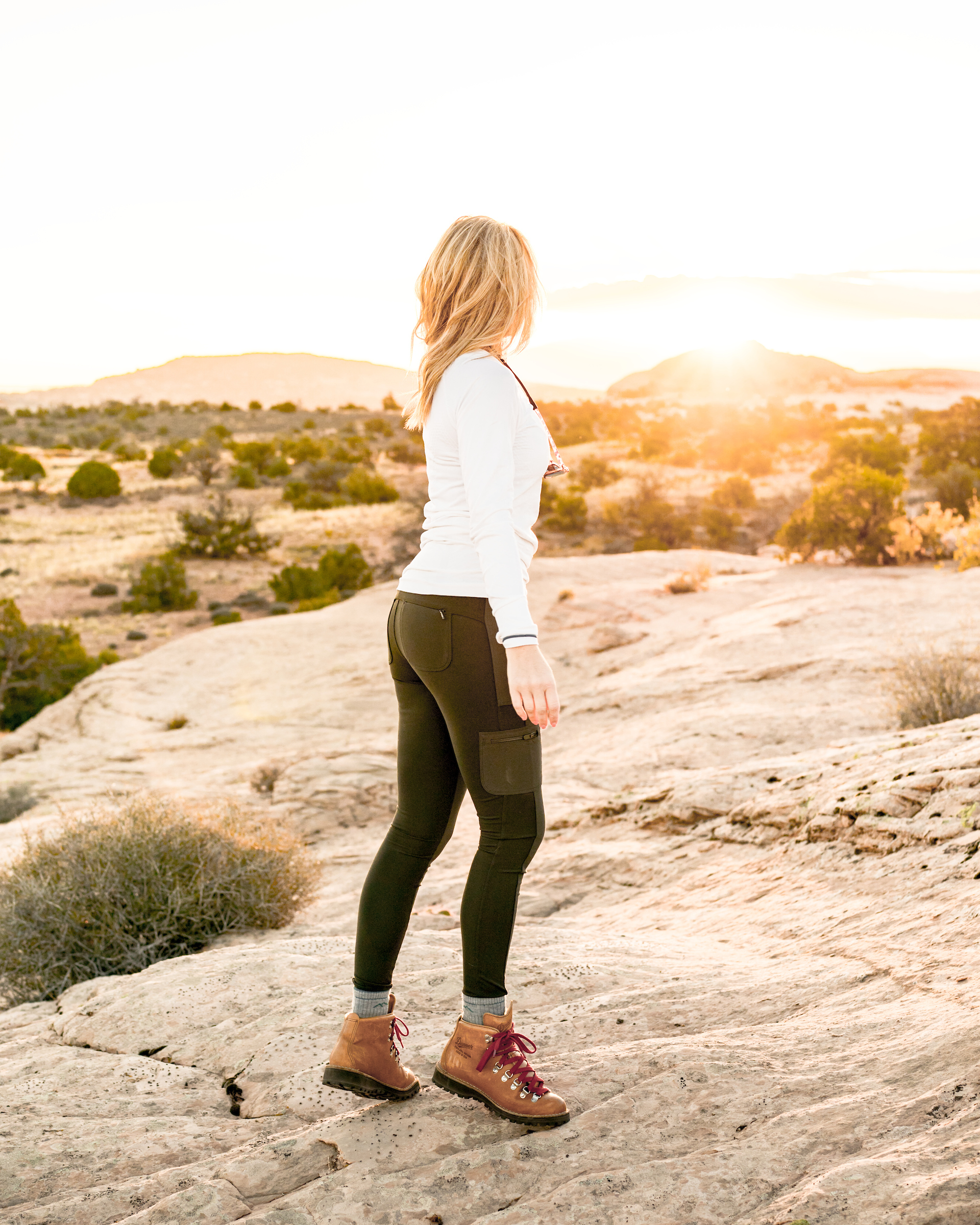 Sunrise photoshoot for Athleta, by Dylan H. Brown